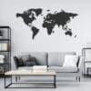 Wooden world map | Map - World Map of Wood - Black - Oak - Bamboo - Walnut