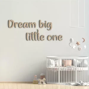 Houten letters kinderkamer - naamletters babykamer