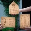 gravure de plaque signalétique en bois - numéro de maison en bois porte d'entrée