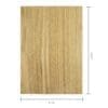 wooden house number front door