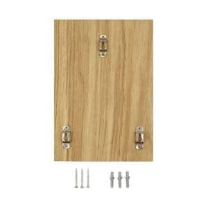 Naambord huisnummer van hout - huisnummerbord - montage aan de muur