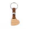 wooden keychain with name