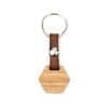 wooden keychain with name