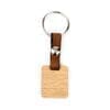 wooden keychain with name