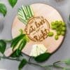 Borrelplank rond