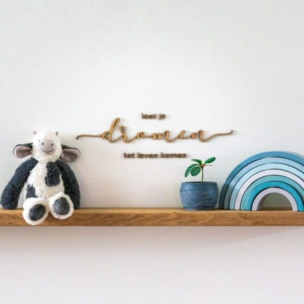 Houten letters op maat