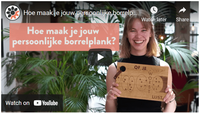 Snijplank graveren