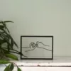 Floating Frames Houten lijstje transparant lijnen handen pinky promise