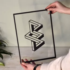 Floating Frames Houten lijstje transparant Impossible Geometry
