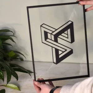 Floating Frames Houten lijstje transparant Impossible Geometry