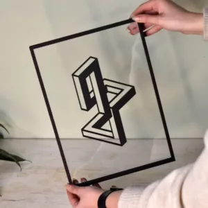 Floating Frames Houten lijstje transparant Impossible Geometry