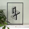 Floating Frames Houten lijstje transparant Impossible Geometry