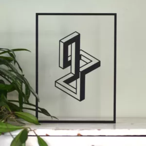 Floating Frames Houten lijstje transparant Impossible Geometry