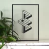 Floating Frames Houten lijstje transparant Impossible Geometry