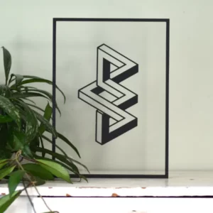 Floating Frames Houten lijstje transparant Impossible Geometry