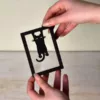 Floating Frames Houten lijstje transparant Kat