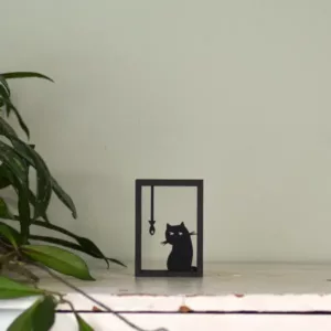 Floating Frames Houten lijstje transparant Kat