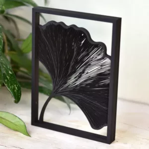 Floating Frames Houten lijstje transparant ginkgo blad