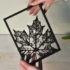 Floating Frames Houten lijstje transparant blad herfst