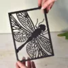 Floating Frames Houten lijstje transparant libelle