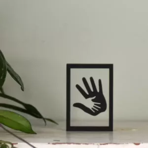 Floating Frames Houten lijstje transparant handen