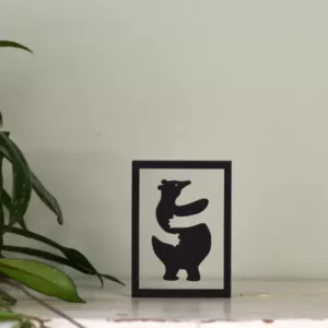 Floating Frames Houten lijstje transparant bear hug