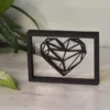 Floating Frames Houten lijstje transparant hart