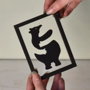 Floating Frames Houten lijstje transparant bear hug