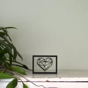 Floating Frames Houten lijstje transparant hart