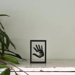 Floating Frames Houten lijstje transparant handen
