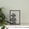 Floating Frames Houten lijstje transparant quote do more of what makes you happy
