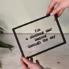 Floating Frames Houten lijstje transparant songtekst Queen Don't stop me now