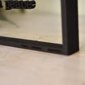 Floating Frames Houten lijstje transparant songtekst Bob Marley - Three little birds