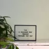 Floating Frames Houten lijstje transparant quote do more of what makes you happy