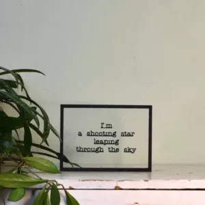 Floating Frames Houten lijstje transparant quote do more of what makes you happy