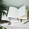 Leren Notitieboek Rustiek met elastiek Blanco of gelinieerd papier