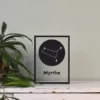 Floating Frames Houten lijstje transparant sterrenbeeld met naam