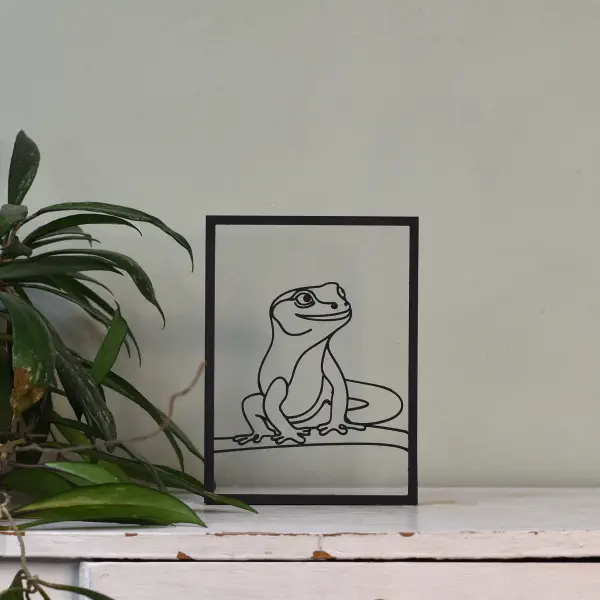 Floating Frames Houten lijstje transparant Gecko
