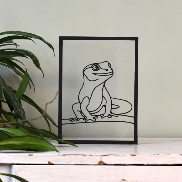 Floating Frames Houten lijstje transparant Gecko