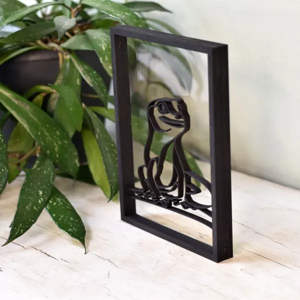 Floating Frames Houten lijstje transparant Gecko