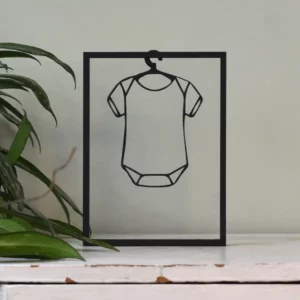 Floating Frames Houten lijstje transparant romper eigen naam