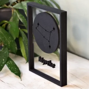 Floating Frames Houten lijstje transparant Sterrenbeeld eigen naam