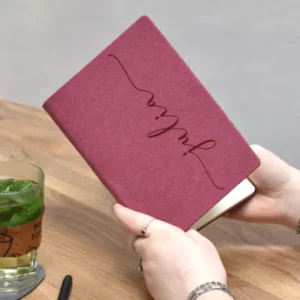 Vilten Notitieboek Vilt ontwerp je eigen gravering