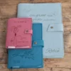 Vilten hervulbare notitieboeken met persoonlijke gravering