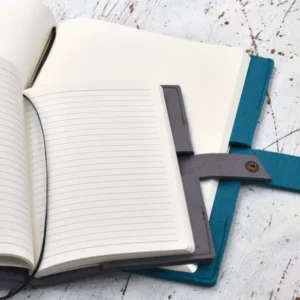 Vilten hervulbare notitieboeken met persoonlijke gravering