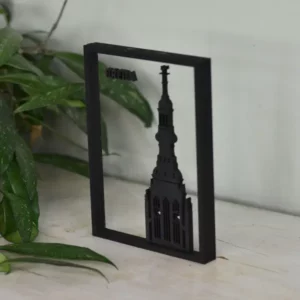 Uniek houten kunstwerk met de Grote Kerk Breda – een must-have voor Bredanaars