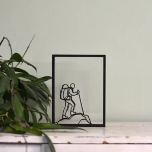 Houten lijstje - Floating Frames - Wandelaar