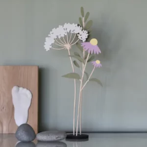 Alternatief voor verse bloemen – houten bloemen als brievenbus cadeau